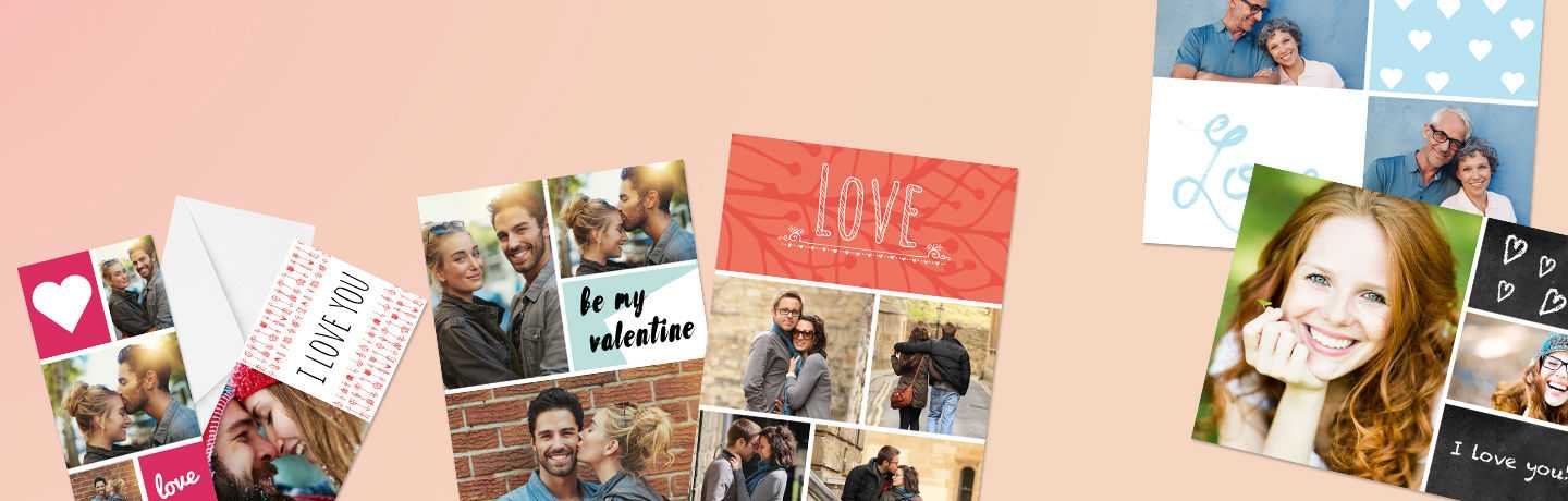 Des cartes de vœux photo personnalisées pour la Saint-Valentin