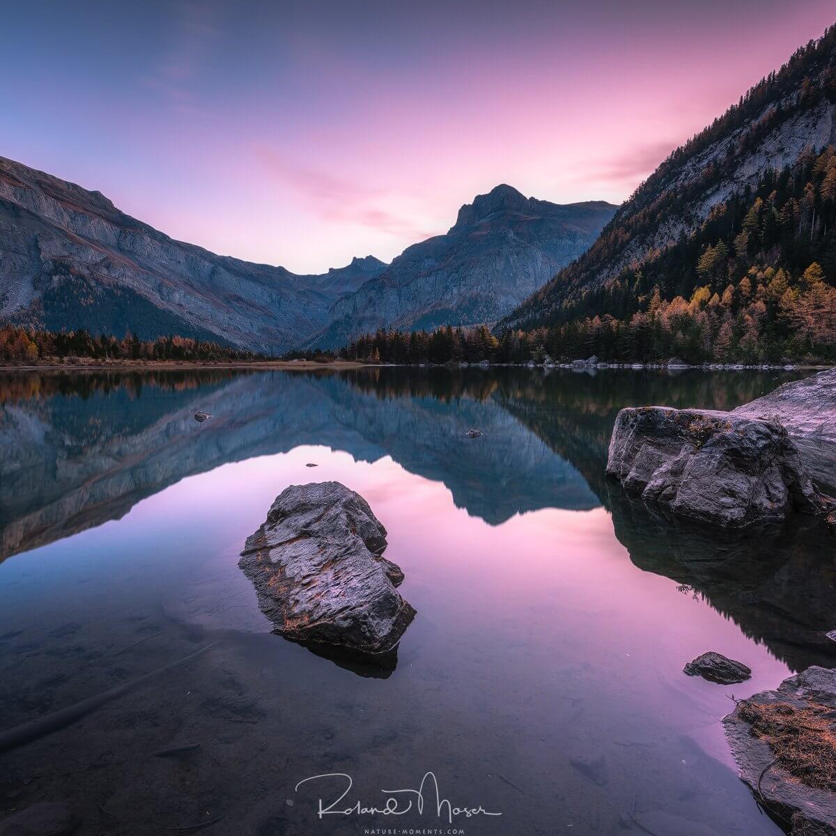 Lac de Derborence, Wallis, Svizzera – Fine Art Photography di Roland Moser Lac de Derborence, Wallis, Svizzera – Fine Art Photography di Roland Moser