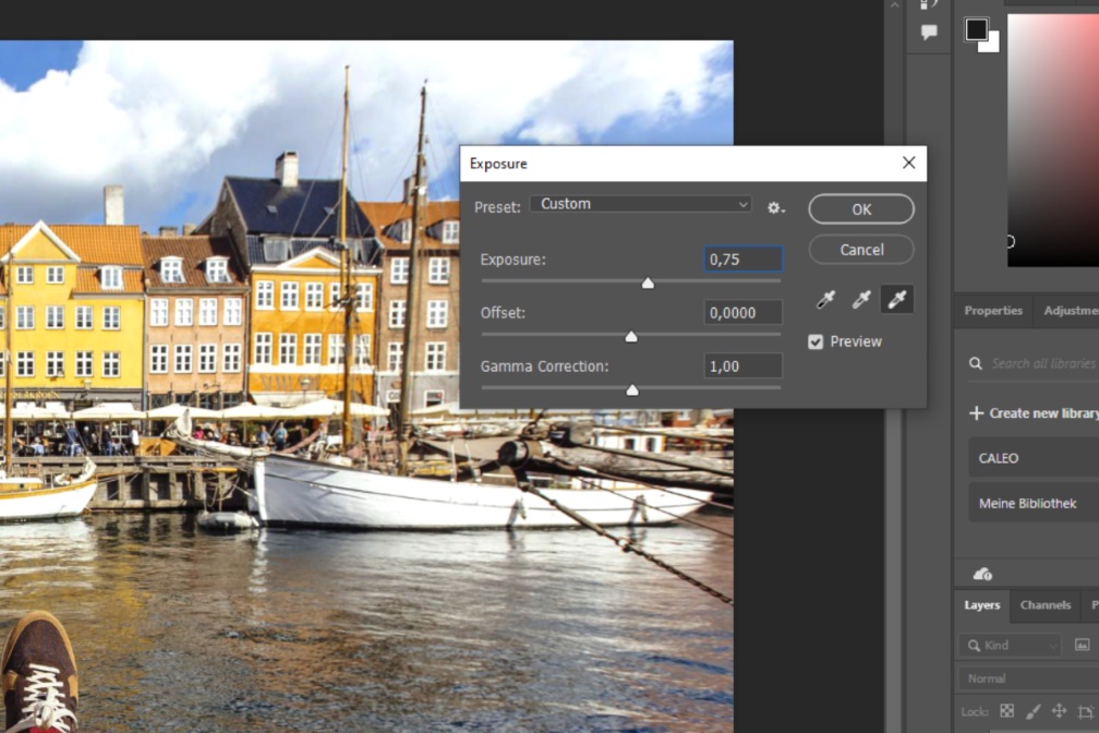 Correction de l'exposition dans Photoshop Correction de l'exposition dans Photoshop