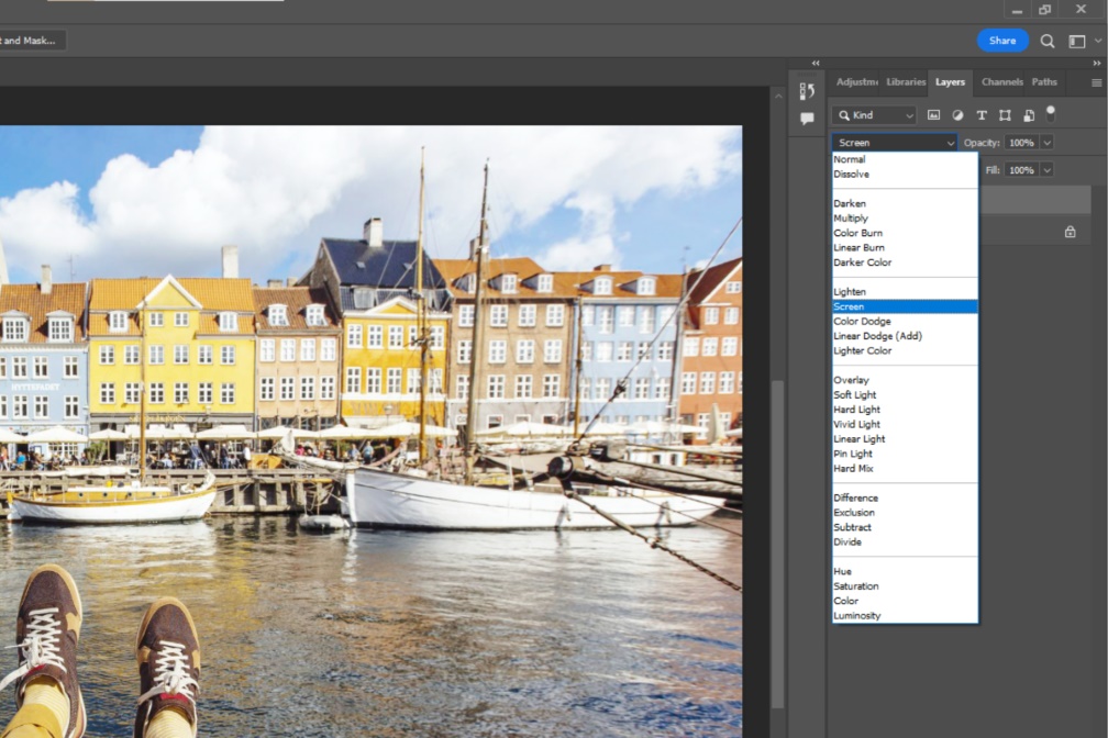 Multiplier en négatif dans Photoshop Multiplier en négatif dans Photoshop
