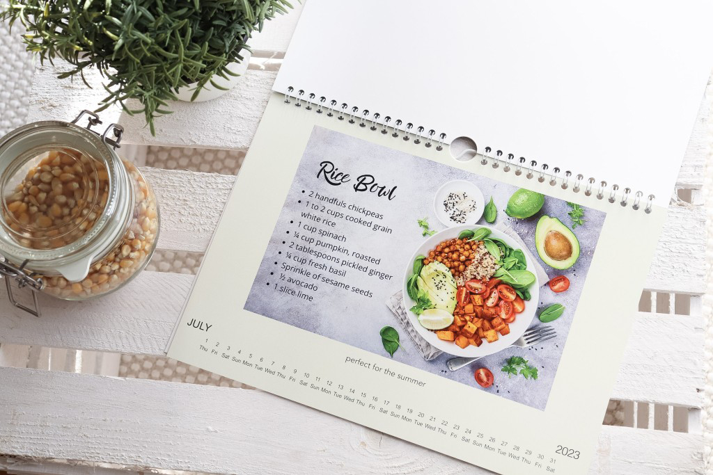 Designideen für den Kochkalender Designideen für den Kochkalender