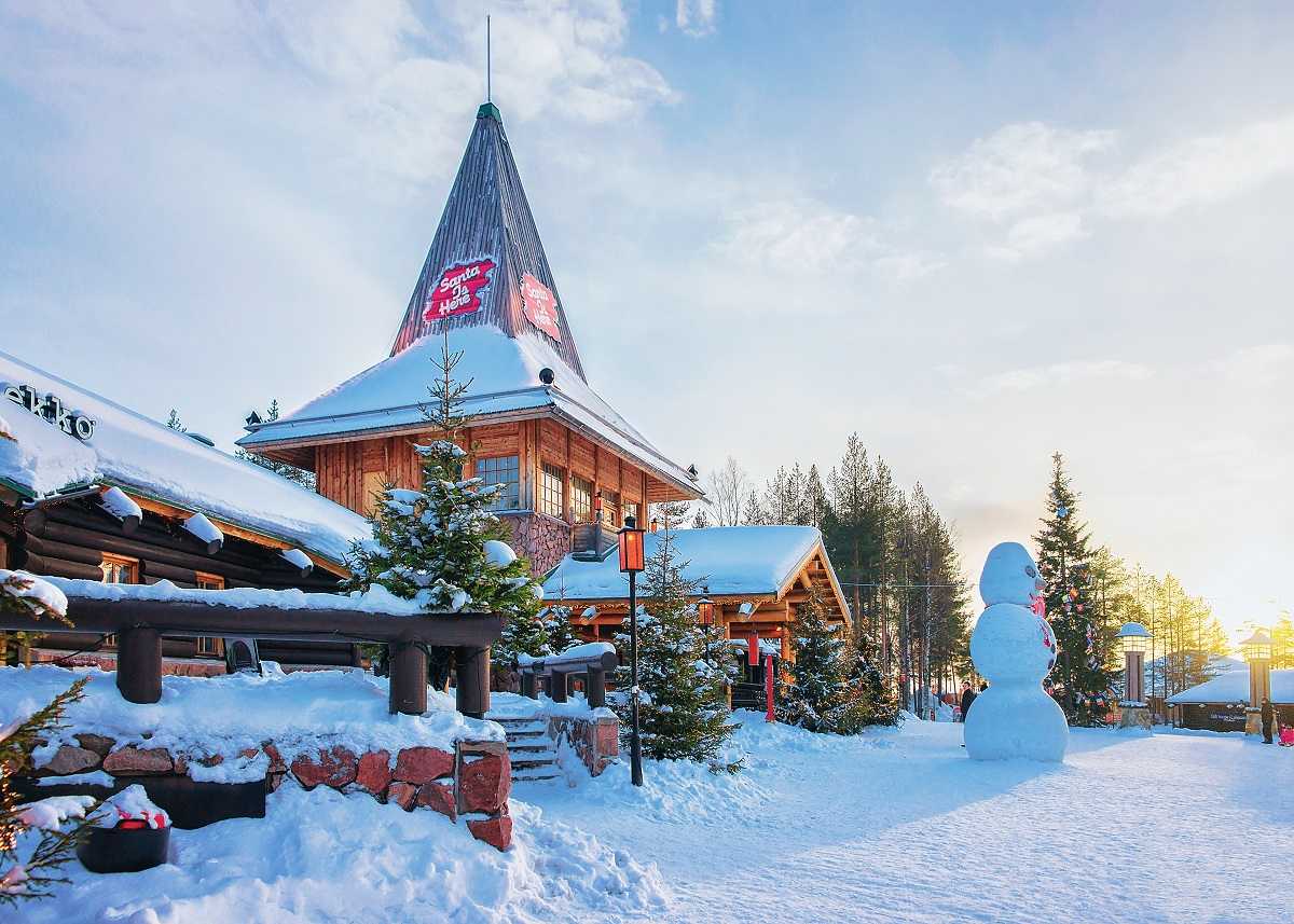 Rovaniemi, Lappland (Finnland) – Das Büro des Weihnachtsmanns am Polarkreis Rovaniemi, Lappland (Finnland) – Das Büro des Weihnachtsmanns am Polarkreis