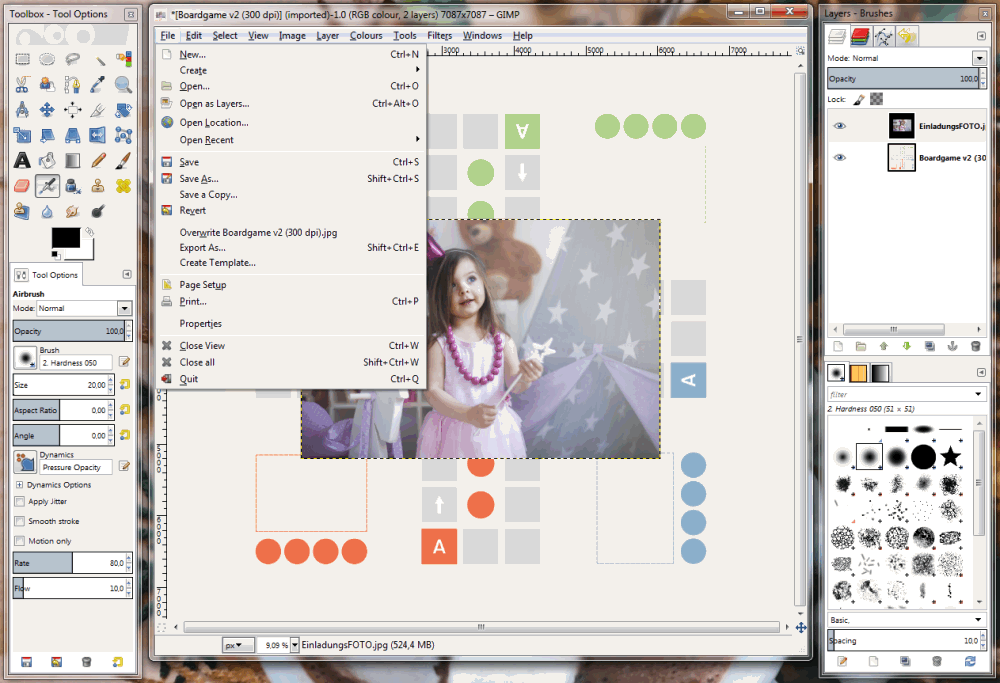 GIMP: The Players’ Own Photos on the Game Board GIMP: The Players’ Own Photos on the Game Board