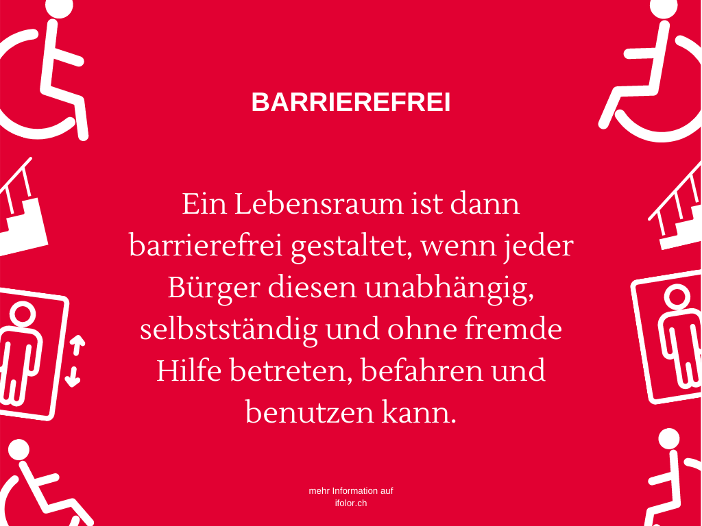 Ifolor - Barrierefrei Bedeutung DE Ifolor - Barrierefrei Bedeutung DE