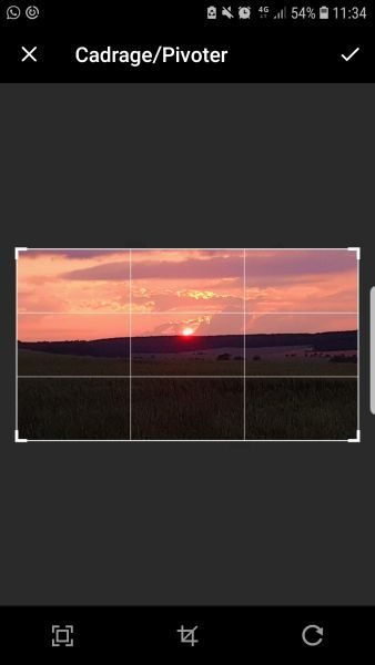 Modification d’image : vous pouvez rogner et ajouter des filtres à vos photos dans l’appli ifolor Modification d’image : vous pouvez rogner et ajouter des filtres à vos photos dans l’appli ifolor