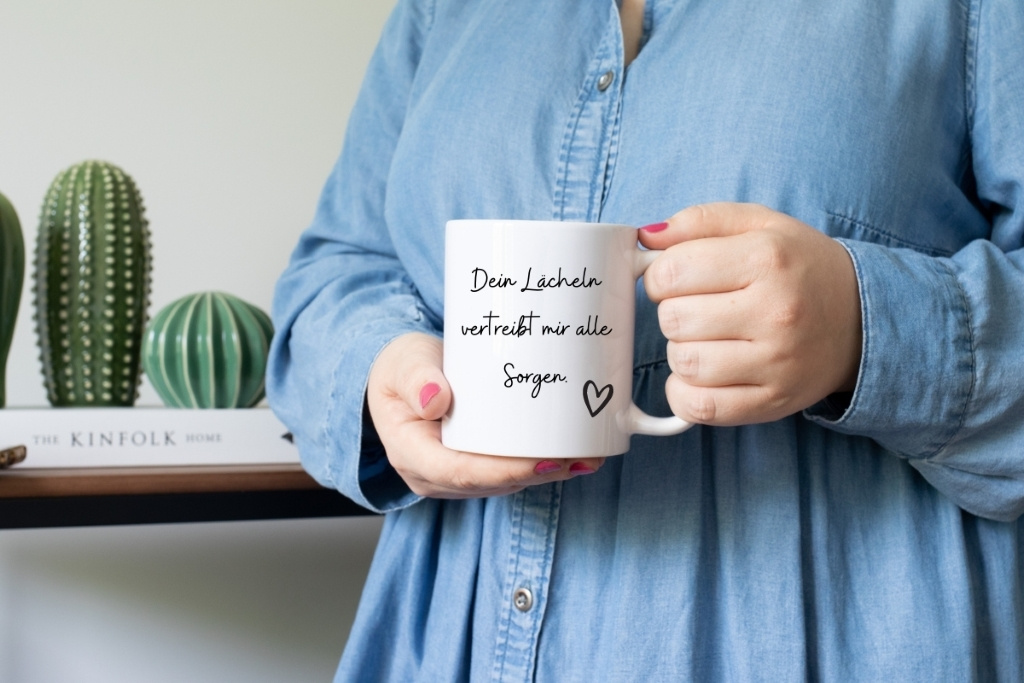 Romantic poems on a mug Romantic poems on a mug