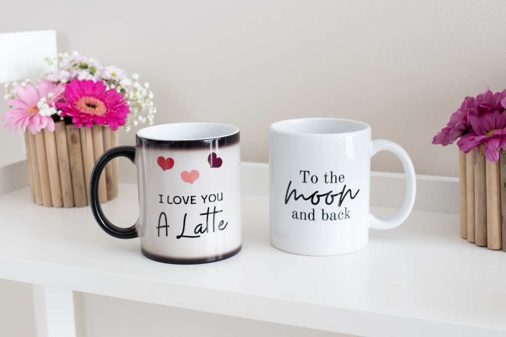 Mug Personnalisé : Tasse à café message d'Amour