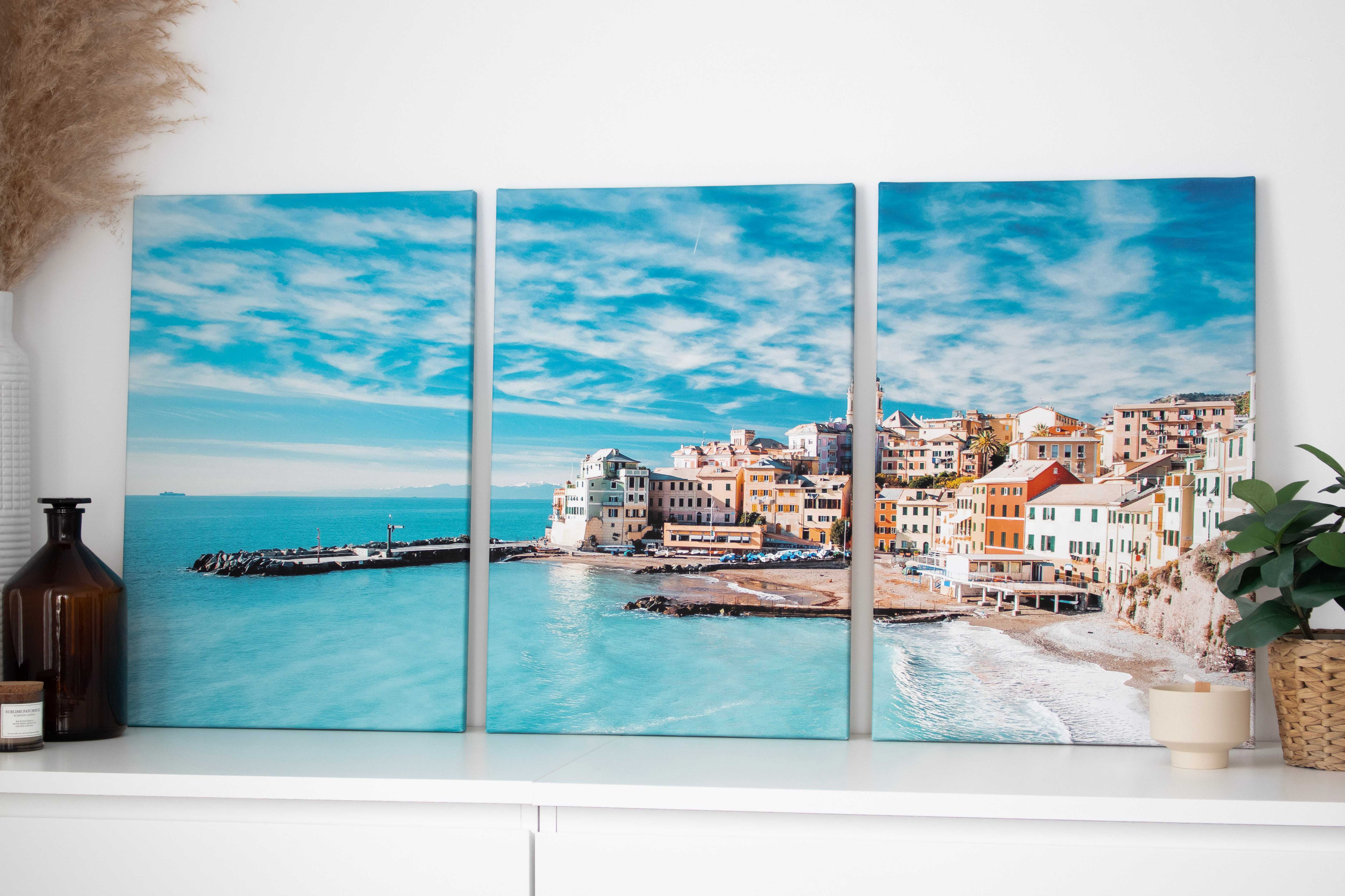 Foto su tela ifolor nel set da 3 pannelli multipli. Foto su tela ifolor nel set da 3 pannelli multipli.
