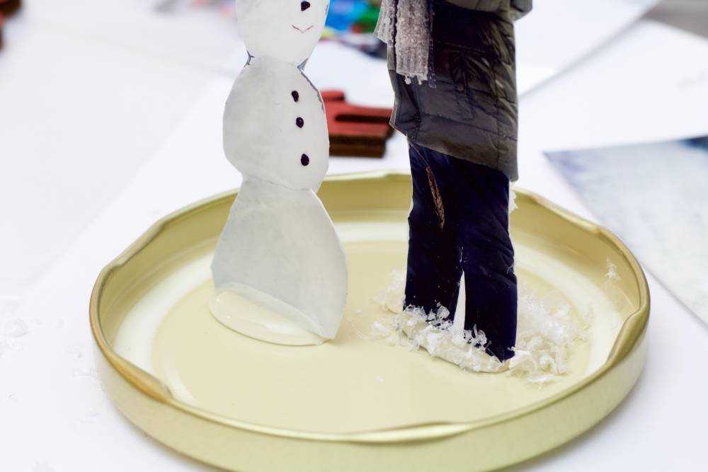 Palla di vetro con neve personalizzata